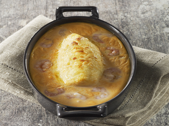 Quenelles de brochet sauce crevette