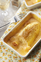 Quenelles de brochet sauce écrevisses