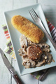 Recette : Mdaillon de filet mignon de porc et suprmes souffls nature pans